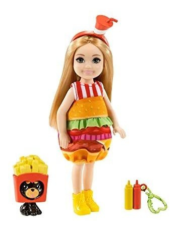 Muñeca Barbie Club Chelsea Dressup Rubia De 6 Pulgadas