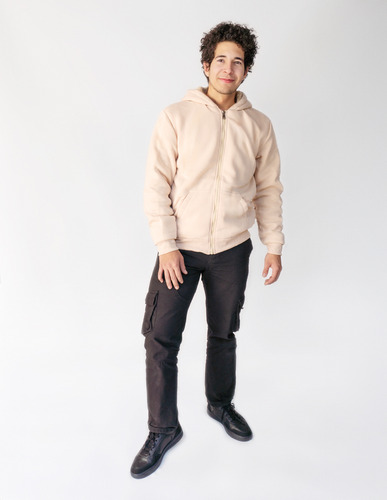 Sudadera Con Cierre Para Hombre Moda Con Capucha Afelpada