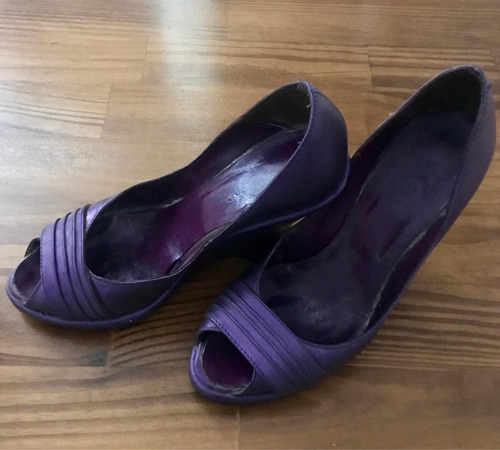 Zapatos Violetas Suela Febo Talle 35