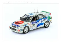 Comprar Colección Oficial Wrc 45 Mitsubishi Lancer Evo Vi Pozzo Blanco, Celeste Y Rojo