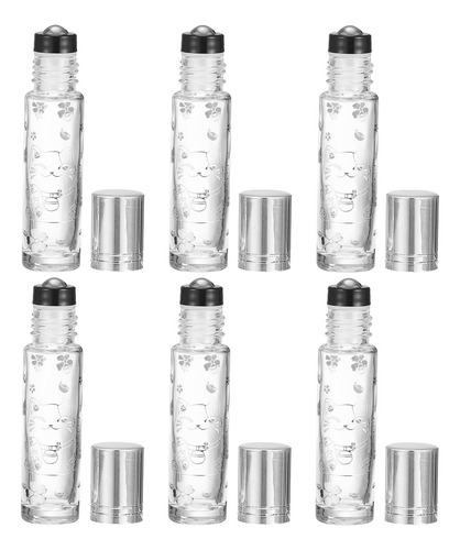 Botella Enrollable De Aceite Esencial De Viaje, 6 Unidades,