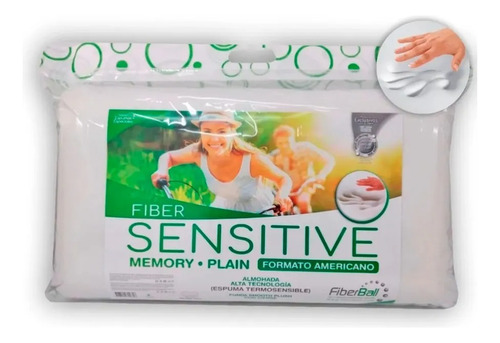 Almohada Viscoelastica Con Memoria Sensitive - Fiberball