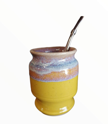 Imagen 1 de 4 de Set De Mate Argentino Mate, Bombilla Para Té Envio Gratis
