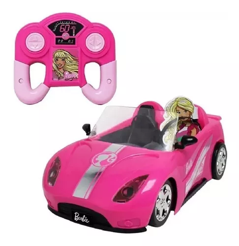 Carro R/C Luz e Som Barbie