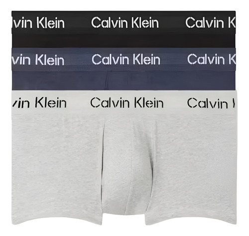 Boxer Trunk Calvin Klein Stencil 3 Pack 3705903 Original