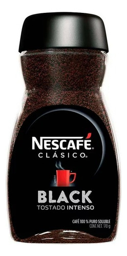 3 Pza Nescafé Café Soluble Nescafé Clásico Black 170 Gramos