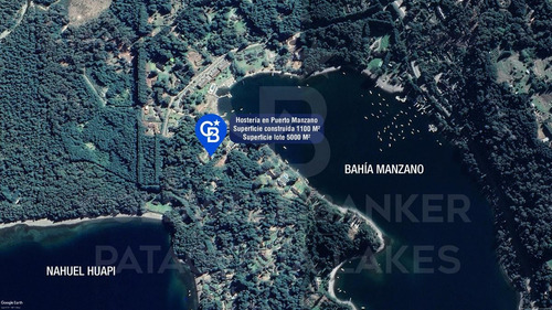 Venta Hostería 1100m2, Lote De 5.000m2 En Bº Puerto Manzano Villa La Angostura Con Vista Al Lago