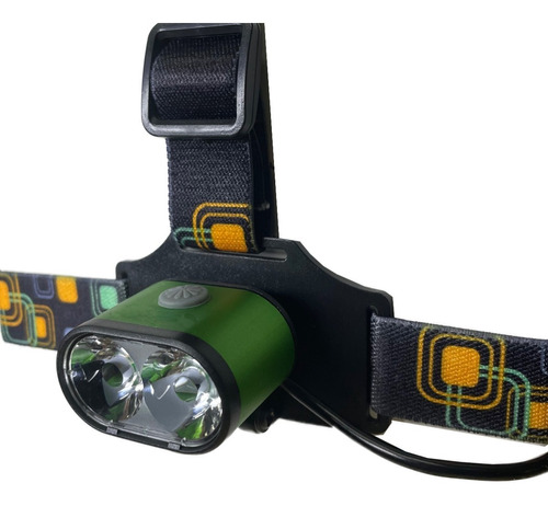 Linterna Frontal De Cabeza Minera Running Led Potente