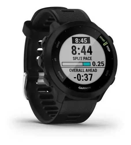 Gps Garmin Forerunner 55 Novo Preto Com Caixa Danificada (Novo com