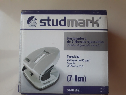 Perforadora De 2 Huecos Grande Studmark St-04502 