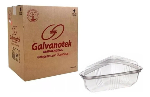 Embalagem Pet Mini Fatia D Torta - Galvanotek G-635 C/400