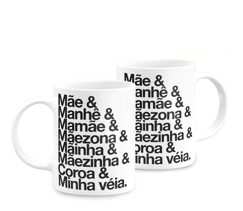 Caneca Dia Das Mães Apelidos