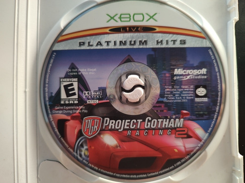Project Gotham Racing 2 Xbox Clásico Original Solo Disco Gar
