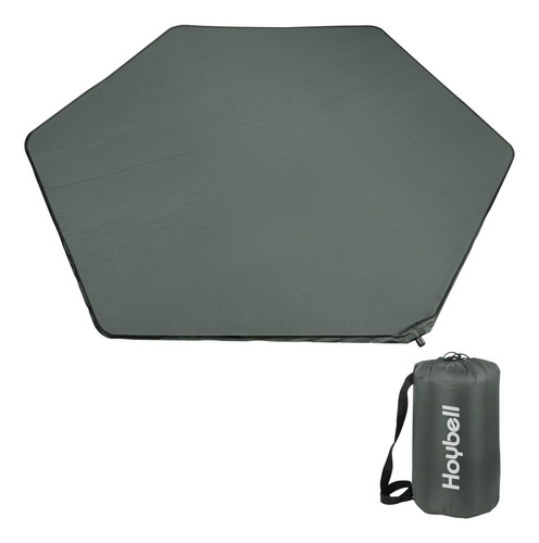 Tapete Hexagonal Autoinflable Para Corralito De Juegos Gris