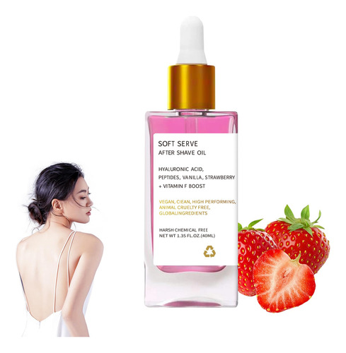 Strawberry Vanilla After Shave Oil, After Shave Oil -