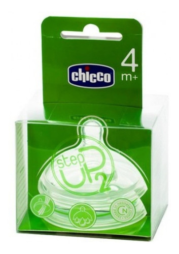 Tetina Step Up 2- Chicco- 2 U. 4m+