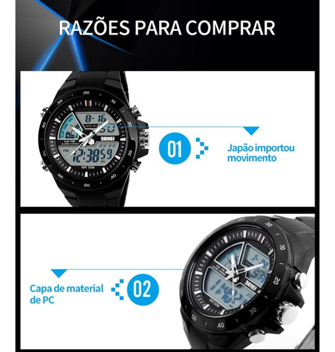 Skmei 1016Fantástico Produto De Alto Valor...