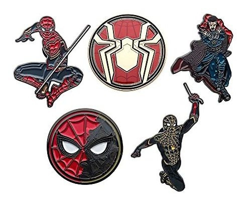 Imagen 4 de 4 de Marvel Studios: Spider-man No Way Home - Juego De 5 Pines