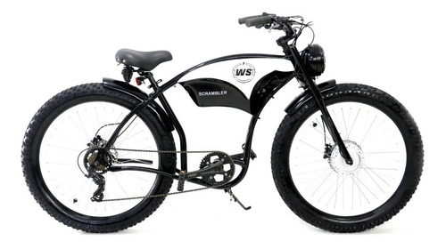 Bicicleta Elétrica Ws Cruiser, Modelo Scrambler S