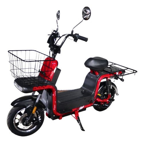 Baoshima Motors moto scooter elétrica 1000w s1 cor vermelho
