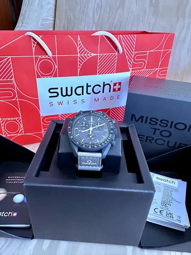 Relógio de pulso Omega x Swatch Bioceramic MoonSwatch Relógio de pulso Omega x Swatch Bioceramic MoonSwatch