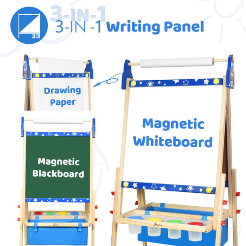 Art Easel Joyooss For Kids, Adjustable W/ Magnetic Whteboard