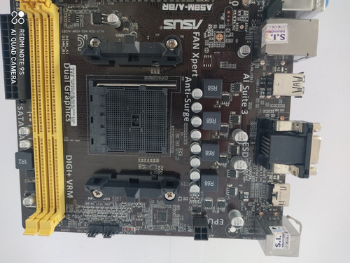 Placa Mãe Amd Asus Modelo A58m-a/br - Usada - Sem Espelho