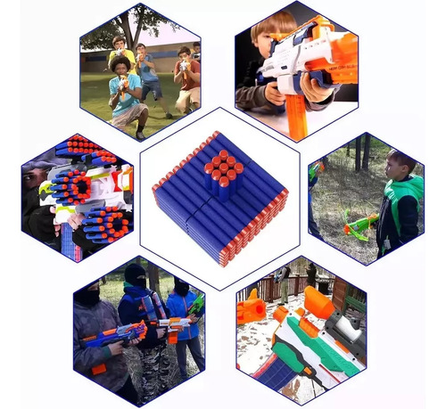 400 Dardos Bala De Repuesto 7.2cm Para Nerf N-strike Elite