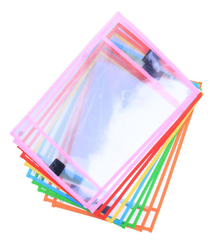 Bolsa De Oficina Borrable Con Bolsillo Para Borrado En Seco,
