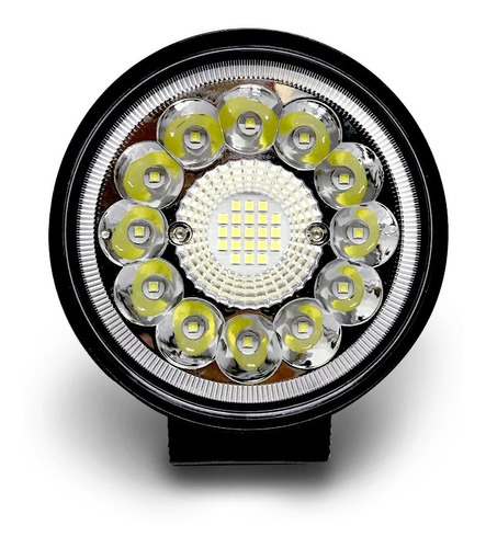 Faro Led Circular 33 Led Blanco 12/24v 99watts Auto Moto Bus