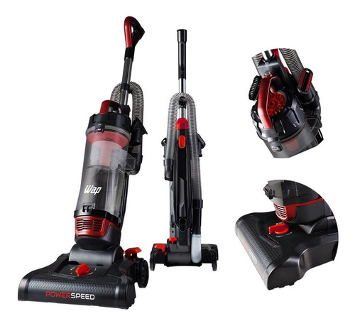 Aspirador De Pó Wap Power Speed 3l Preto, Cinza E Vermelho 