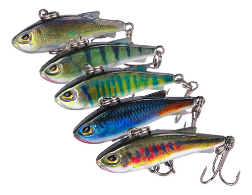 5 Piezas De Señuelos De Pesca Cebos Duros, Señuelos De Pesca
