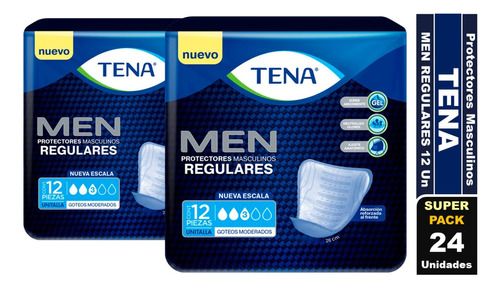 Tena For Men Protectores Masculinos Pack De 2 Paquetes