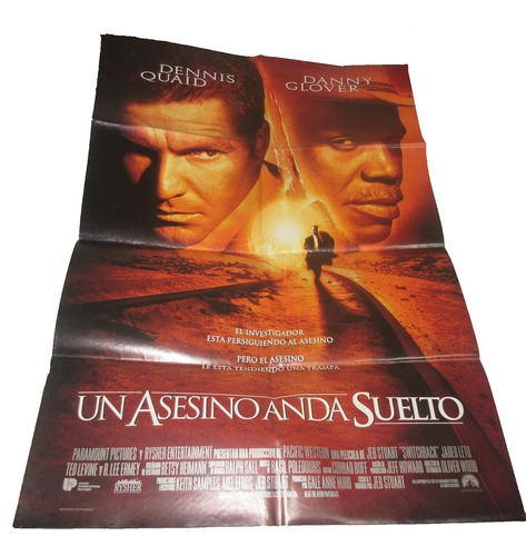 Poster Original De Cine Un Asesino Anda Suelto - Doblado