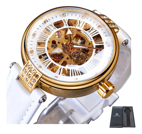 Relógios Mecânicos De Diamante De Luxo Forsining