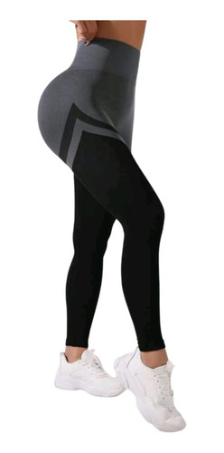  Lycra Leggins Deportivo Push Up - Gris Ref. 1285