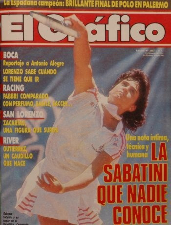 El Grafico 3557 Gabriela Sabatini  Deportista Del Año