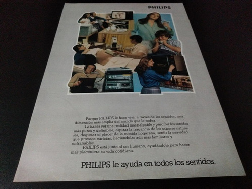 (pe152) Publicidad Clipping Articulos Hogar Philips * 1985