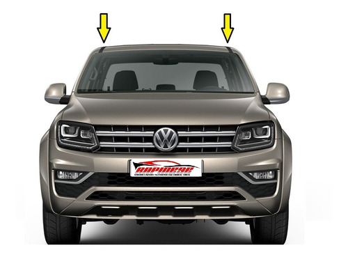 Moldura De Techo Para Vw Amarok 2011 Kit 2  Rapinese