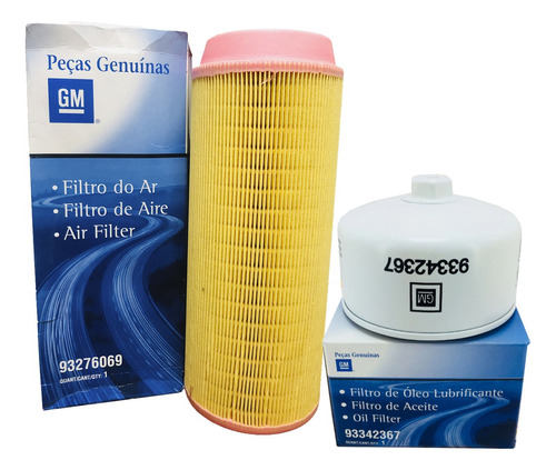 Combo 2 Filtros Aceite Aire Original Chevrolet S10 Mwm 2007