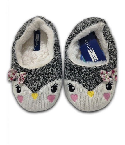 Pantuflas Afelpadas Niña (19,20) Memory Foam Pinguin@