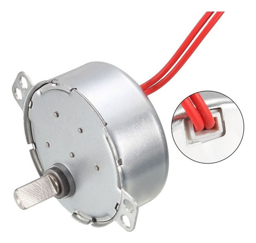 Motor Sincrónico Ac 12v 0.8-1 Rpm 50-60 Hz Ccw/cw 4w