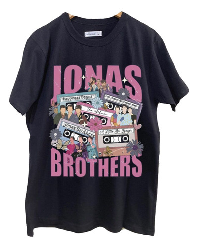Remeras Estampadas Dtg Full Hd Jonas Brothers Casete Musica