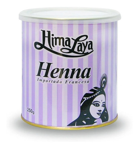 Henna Pó Himalaya Natural/pura 250g Tom Natural pura