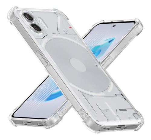 Ustiya Funda Para Nothing Phone 2 Clear Tpu Funda Protectora