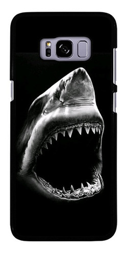Funda Protector Para Samsung Galaxy Tiburon Animales Negro