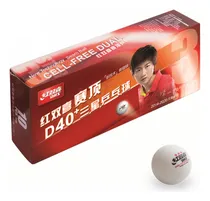 Comprar Pelotas Tenis De Mesa Dhs 3 Estrellas D40+ Caja 10 Unidades