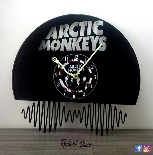 Reloj De Vinilo Arctic Monkeys Regalos Decoracion