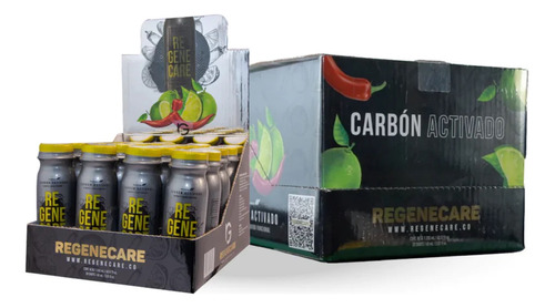 Regenecare Shots Carbon Activado - Unidad a $6875