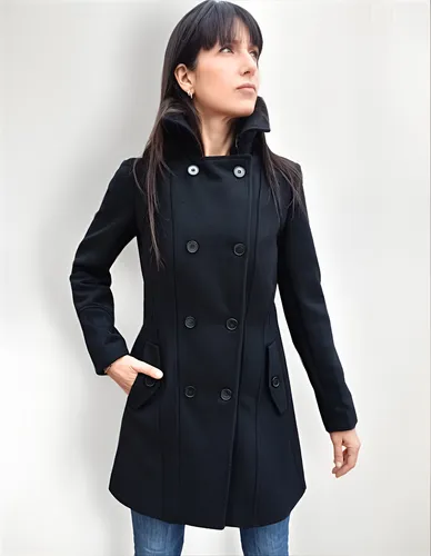 Tapado Mujer Saco Paño Forrado Campera Trench Montgomery